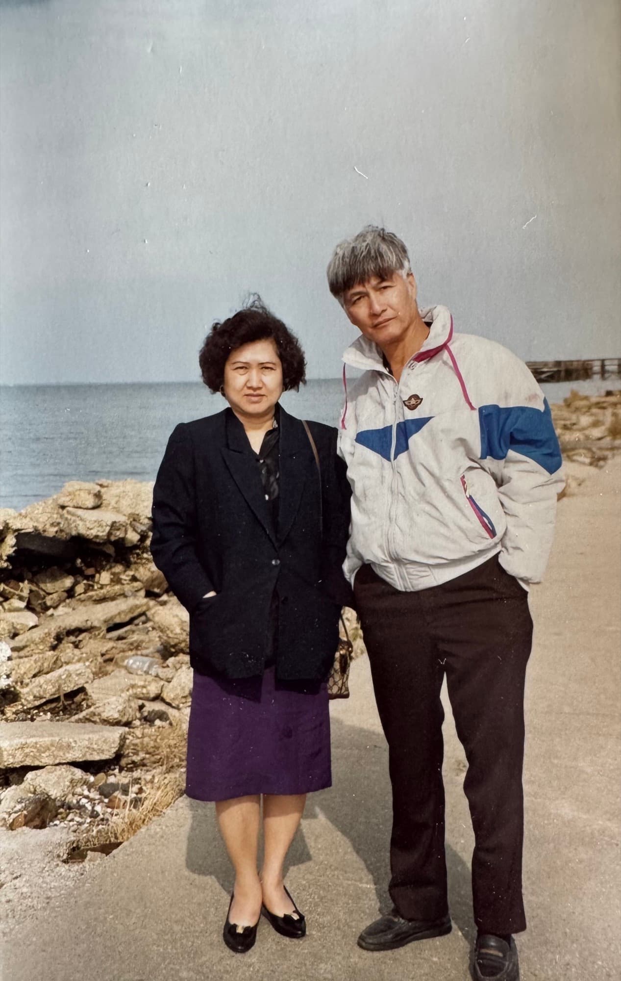 Kase's grandparents after arriving from Thailand in 1970.